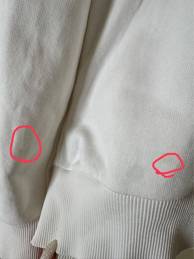 お値下げしました★大人もOK14A☆Moncler ホワイト トレーナー