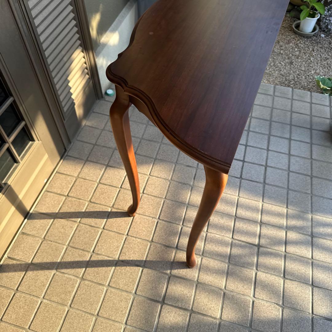 カリモク家具 猫脚 アンティークテーブル