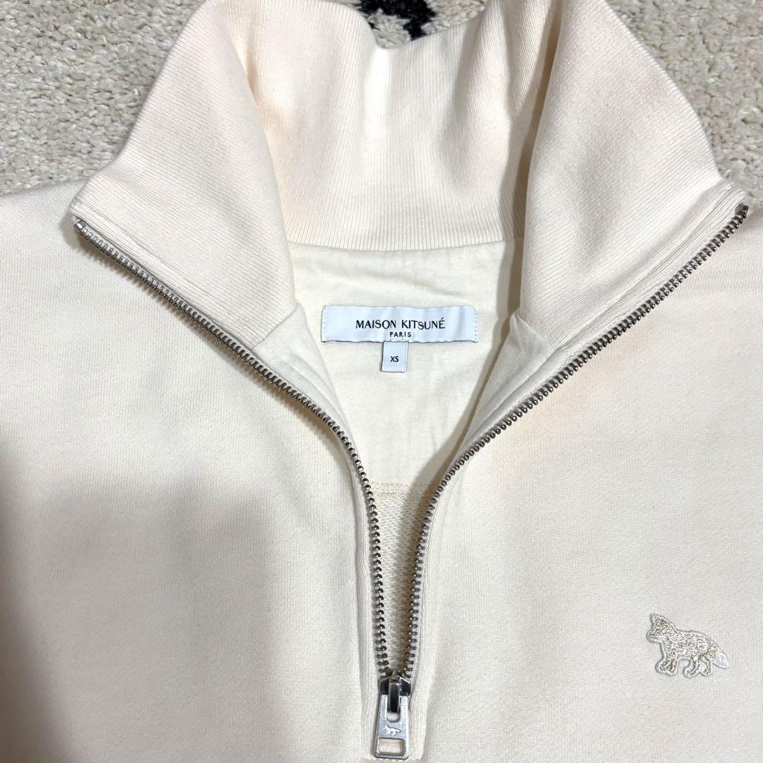 haya.luck.2メゾンキツネ ハーフジップ スウェットXS