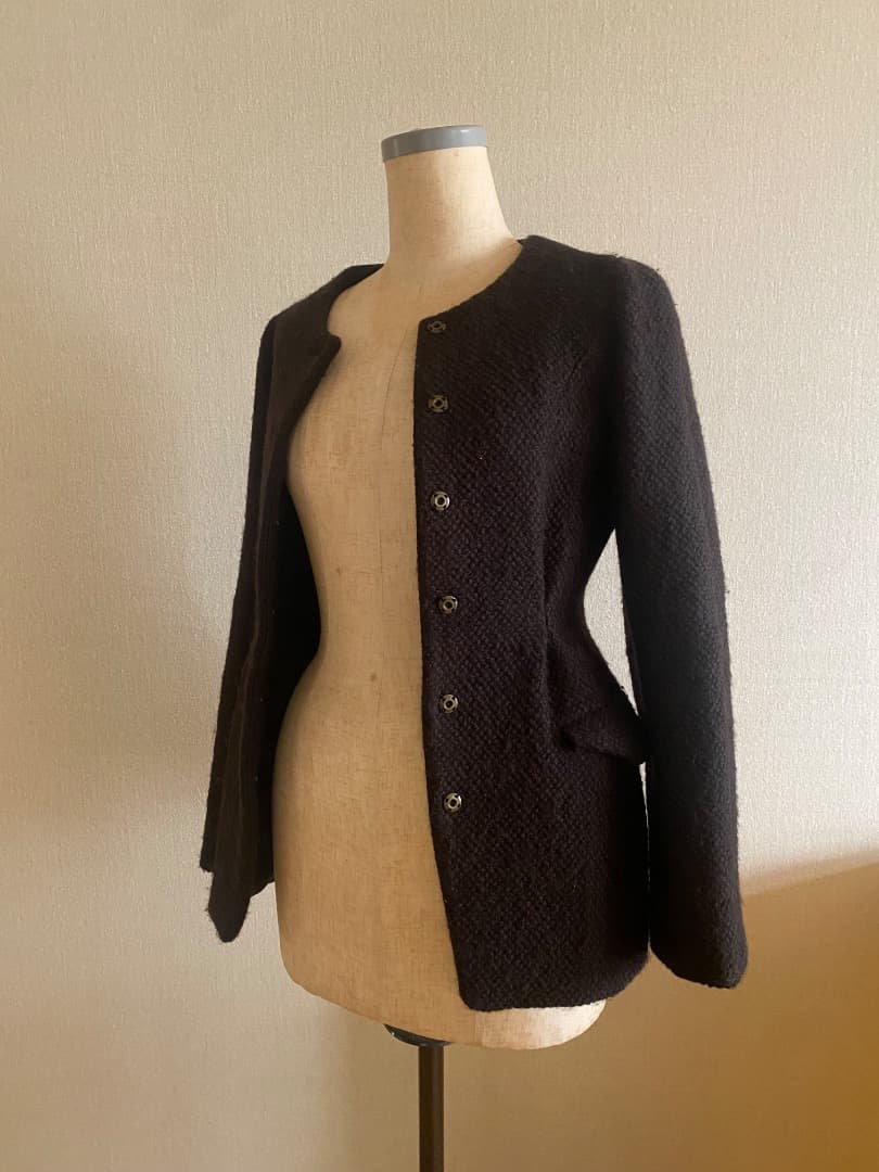 ドリス・ヴァン・ノッテン　黒 テーラードジャケット