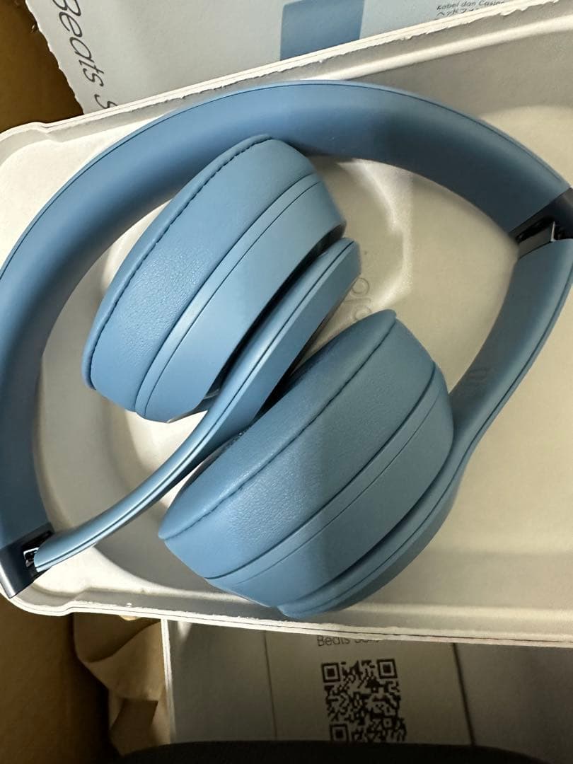 美品 Beats Solo 4 ストレートブルー