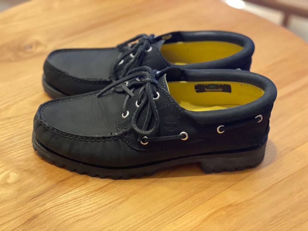 ティンバーランド　デッキシューズ　レザー