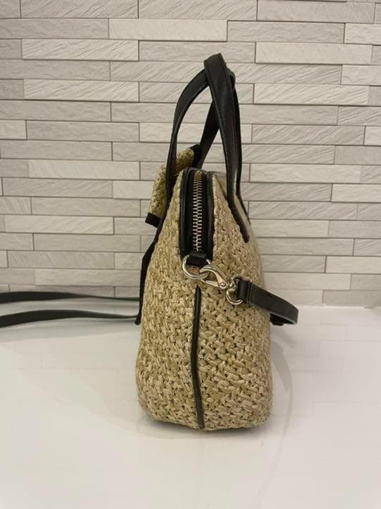 ケイトスペード　リボンショルダーカゴバック