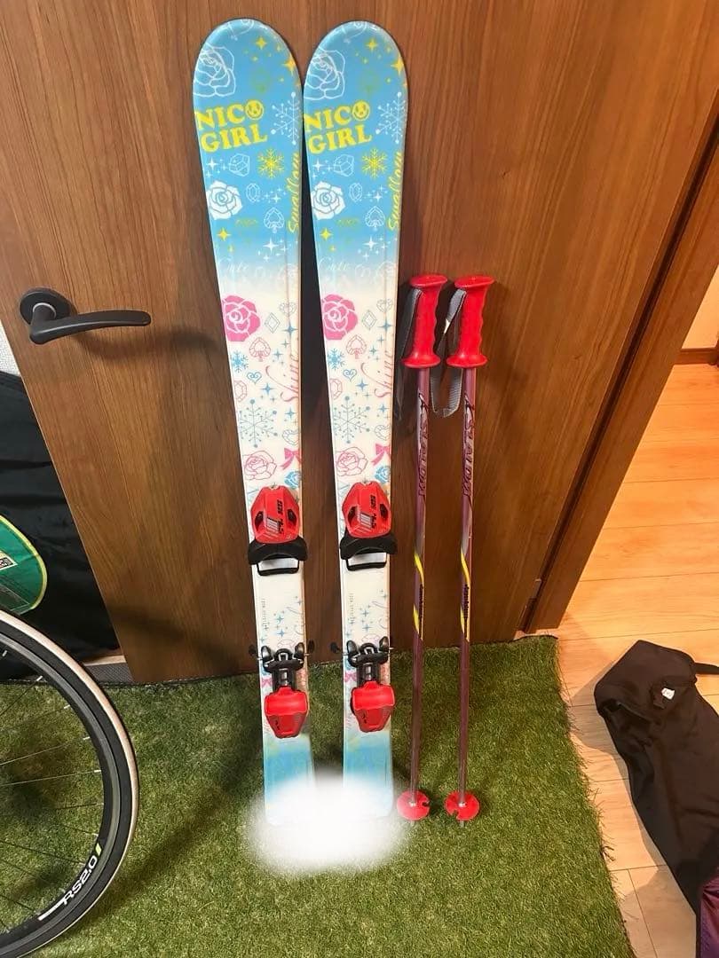 破格！女の子用　スキー5点セット　スキー学習に最適　札幌近郊は要相談