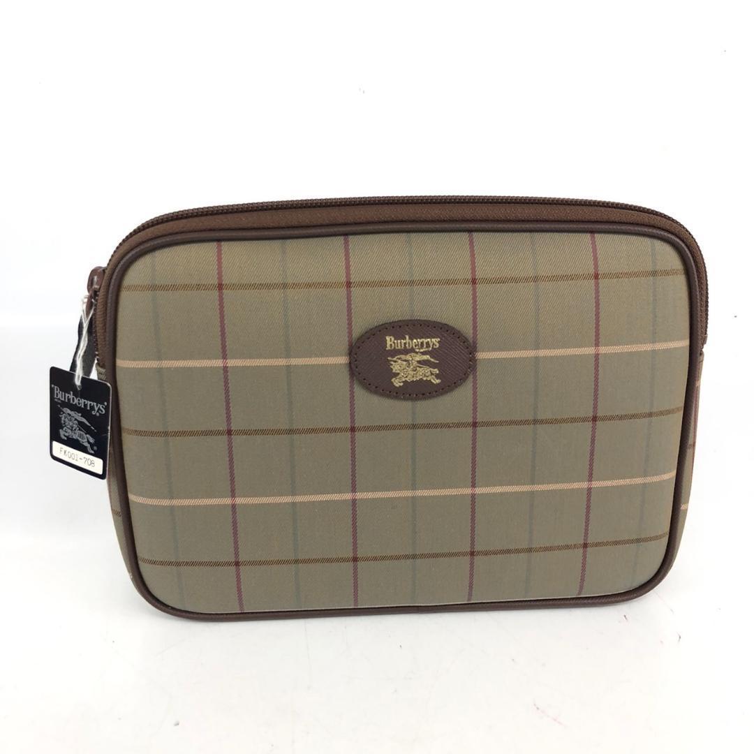 BURBERRY バーバリー チェック柄 セカンドバッグ メンズ ブランド