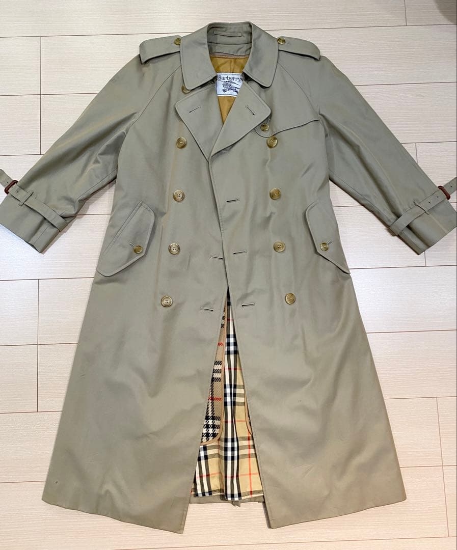 【猫】Burberrys 90年代 トレンチコート ライナー付き