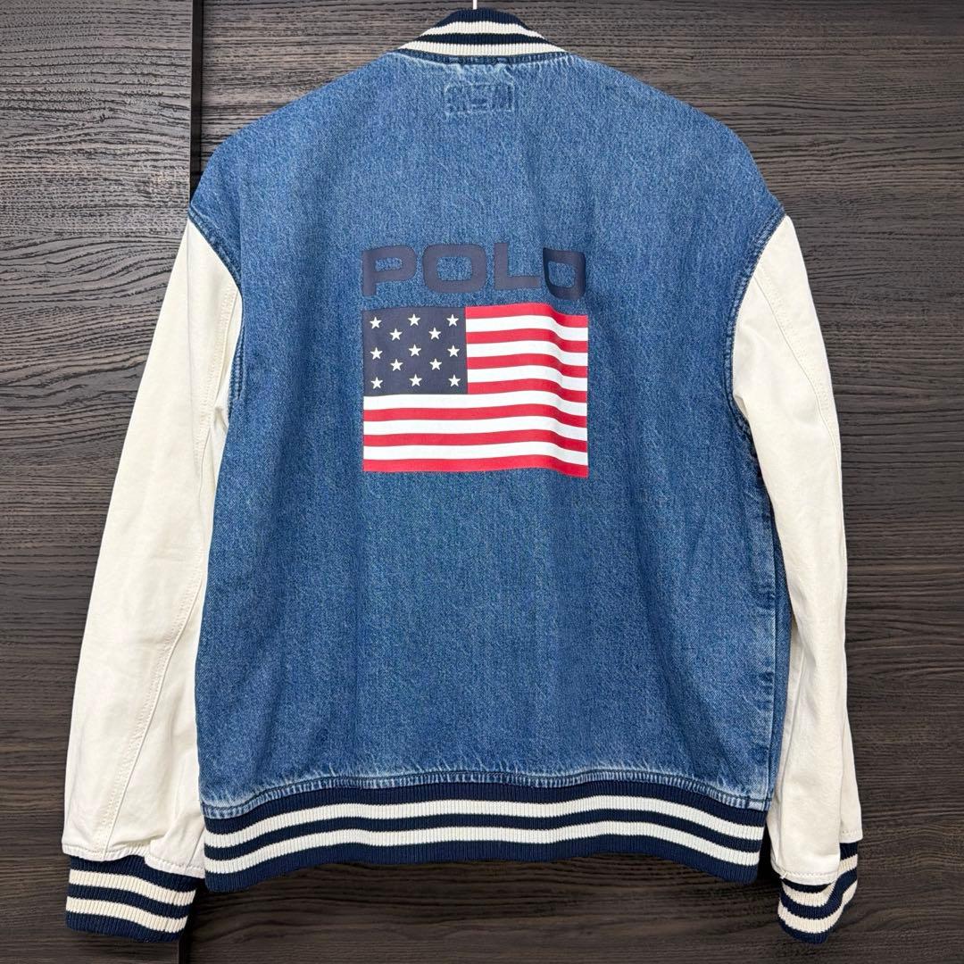 ポロラルフローレン　Logo Flag Bomber Jacket
