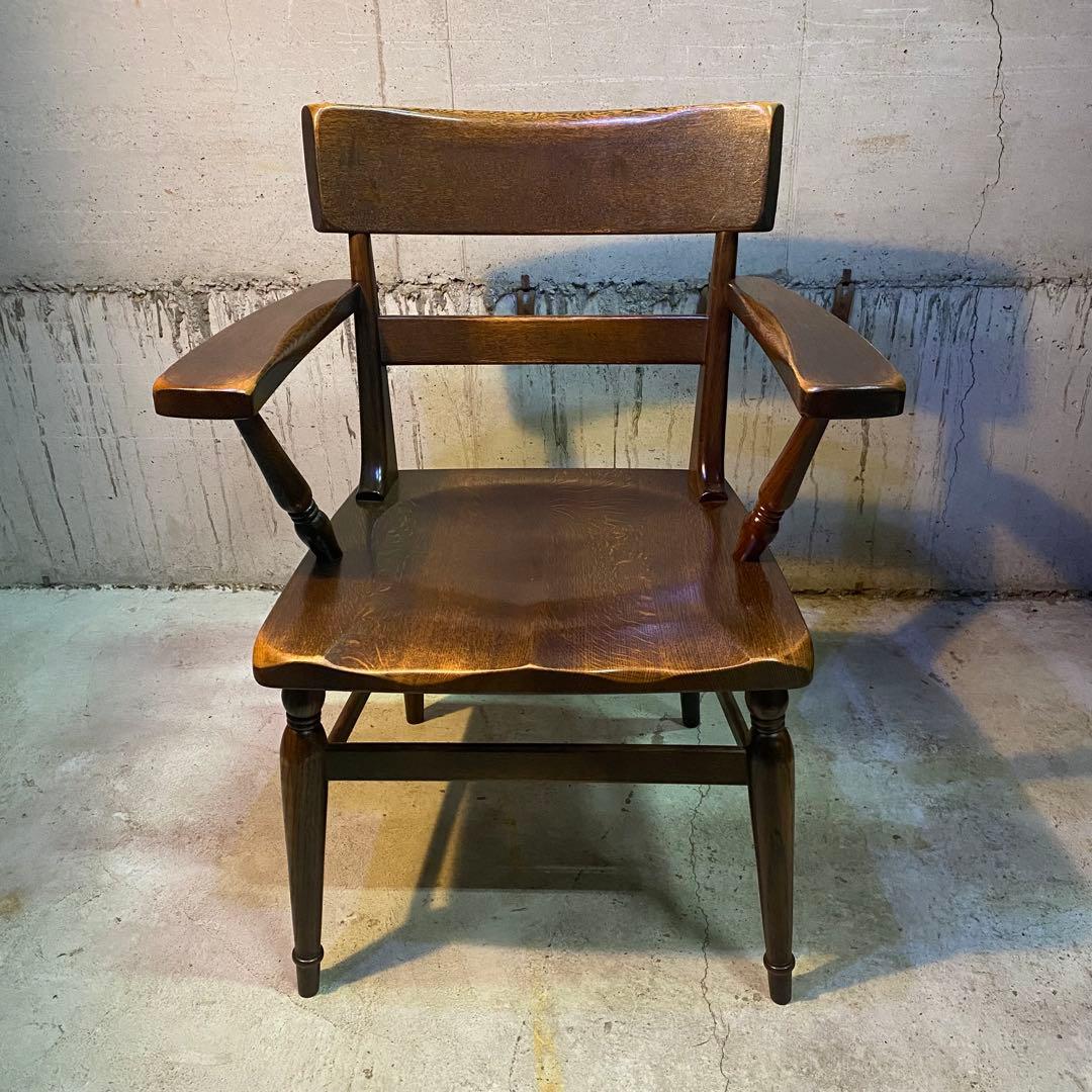 【美品】柏木工 ダイニング アーム　チェア WILDERNESS ウィルダネス④