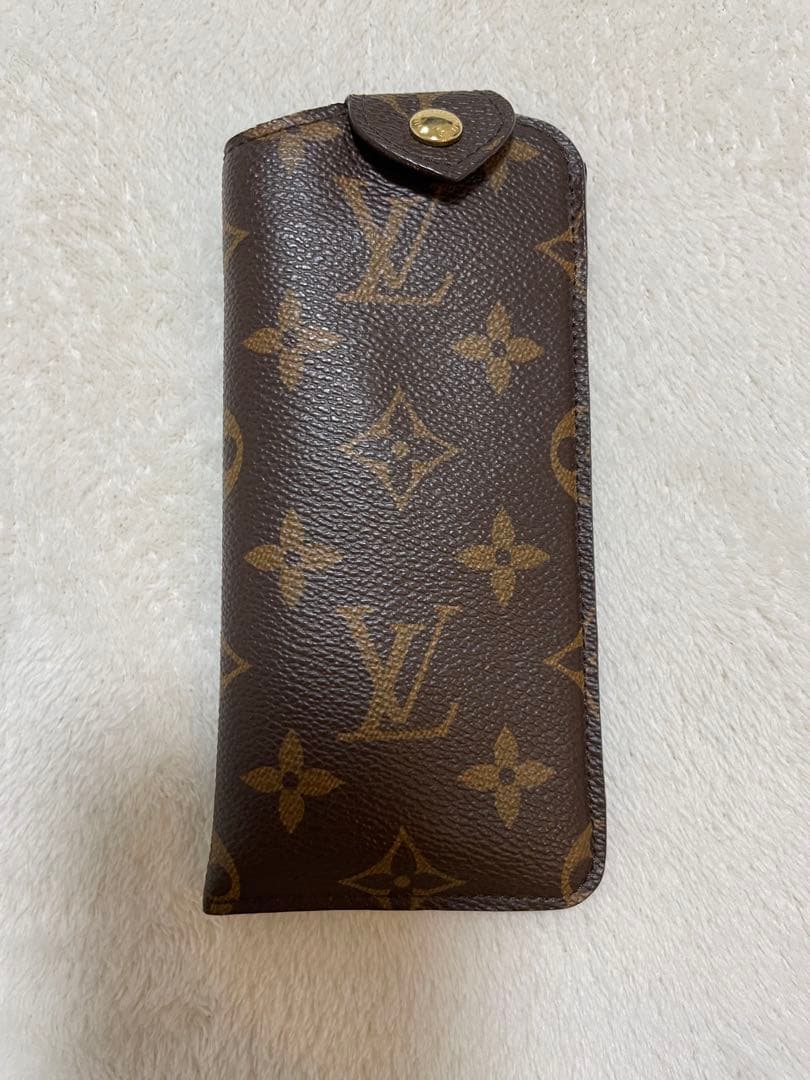 美品ルイヴィトン モノグラム メガネケース 眼鏡 ケース