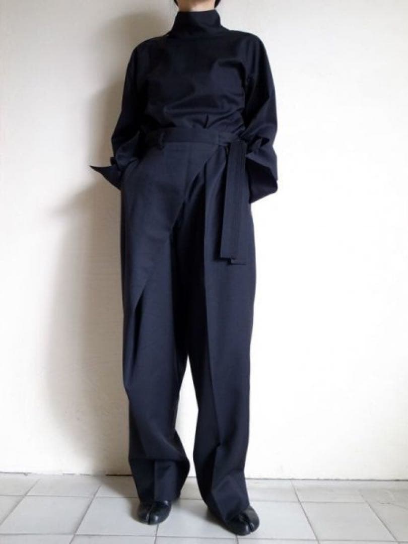 スーツ SOSHI OTSUKI WRAP KNOT TROUSERS