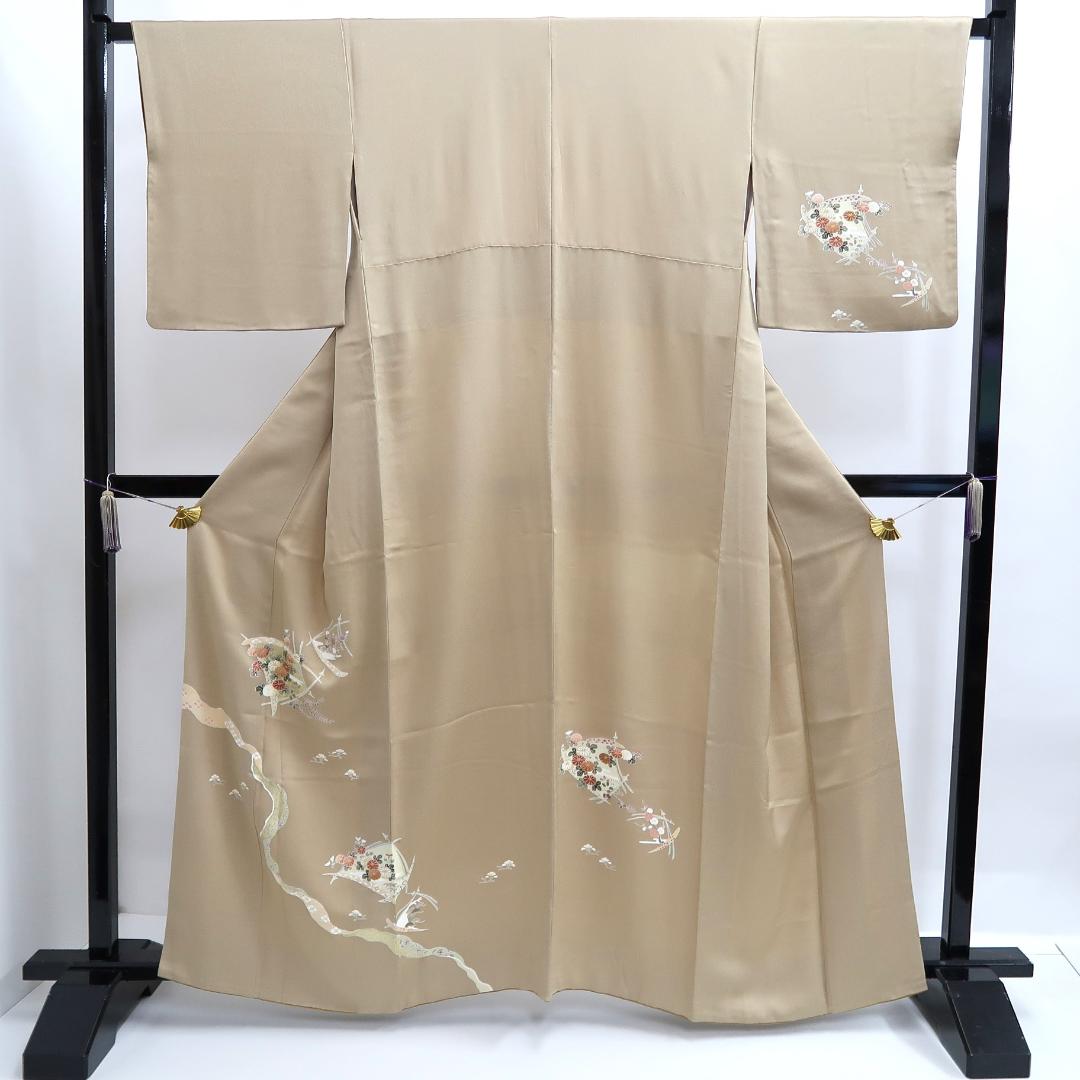 M293　付下げ　身丈159cm　パールトーン加工