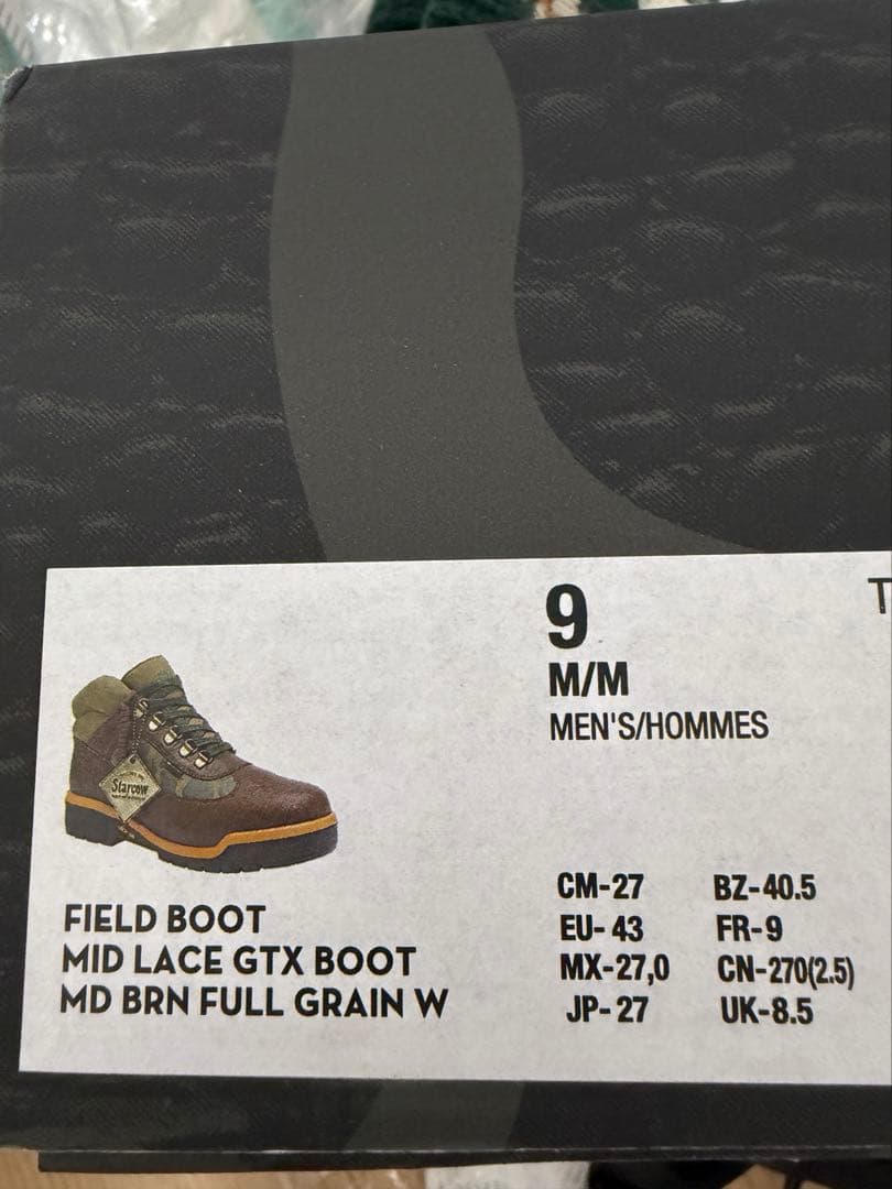 k*0様 TIMBERLAND FIELD BOOTS MID LACE GTX