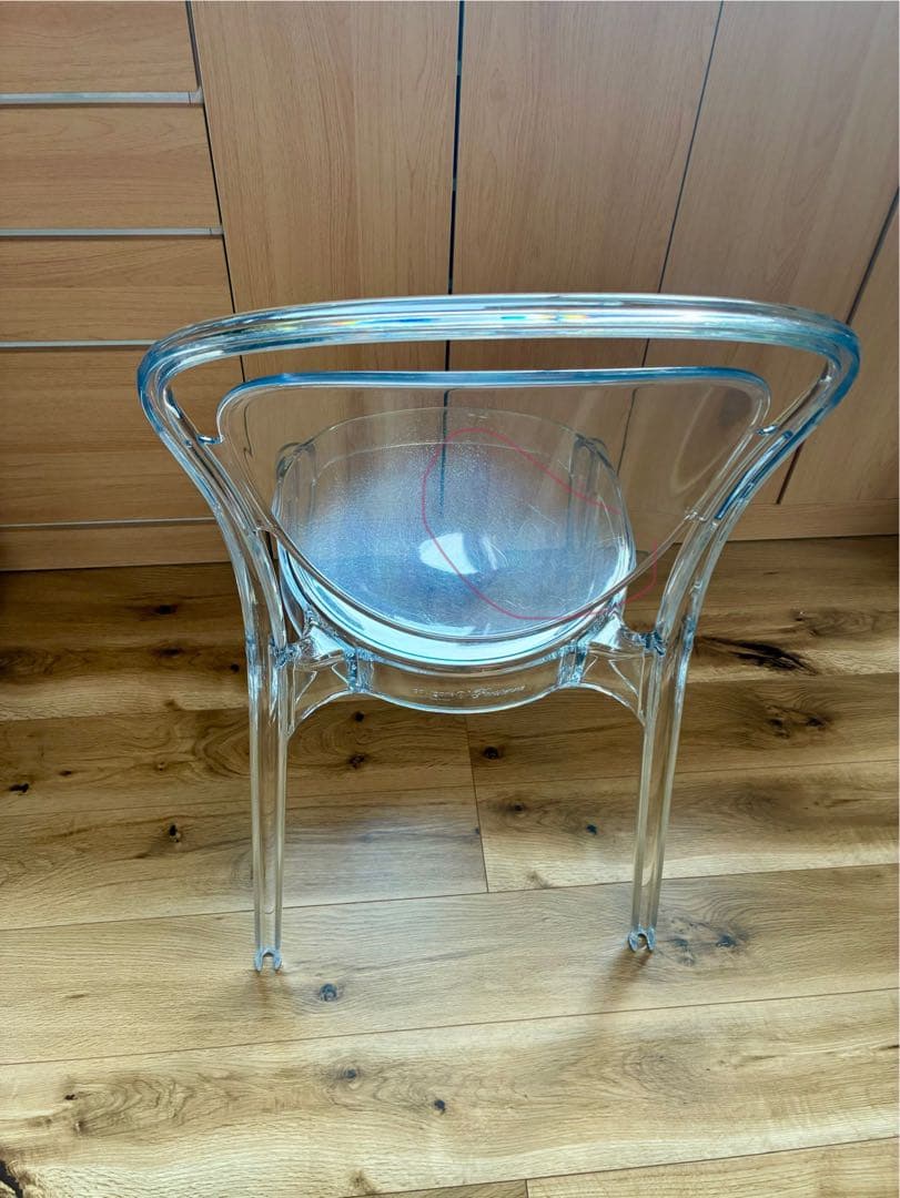 サマー　Calligaris Parisienne クリアチェア イタリア