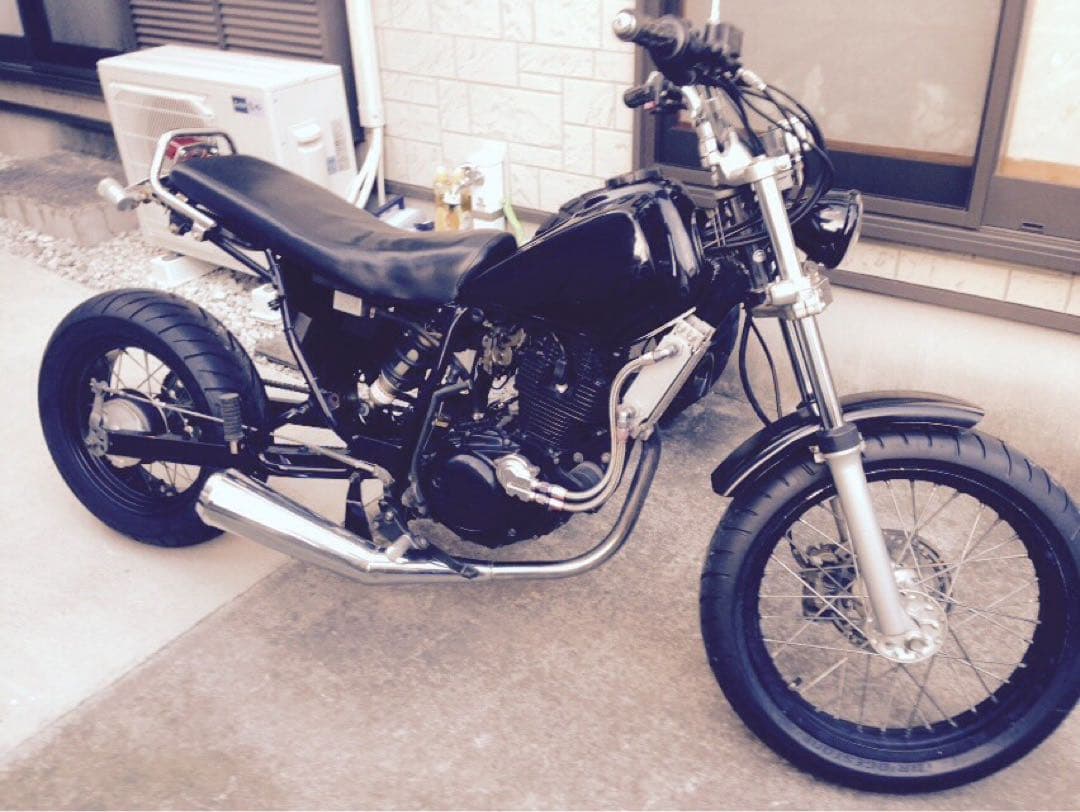 デイトナTW225/セロー225 フルエキ　ダウンマフラー JMCA