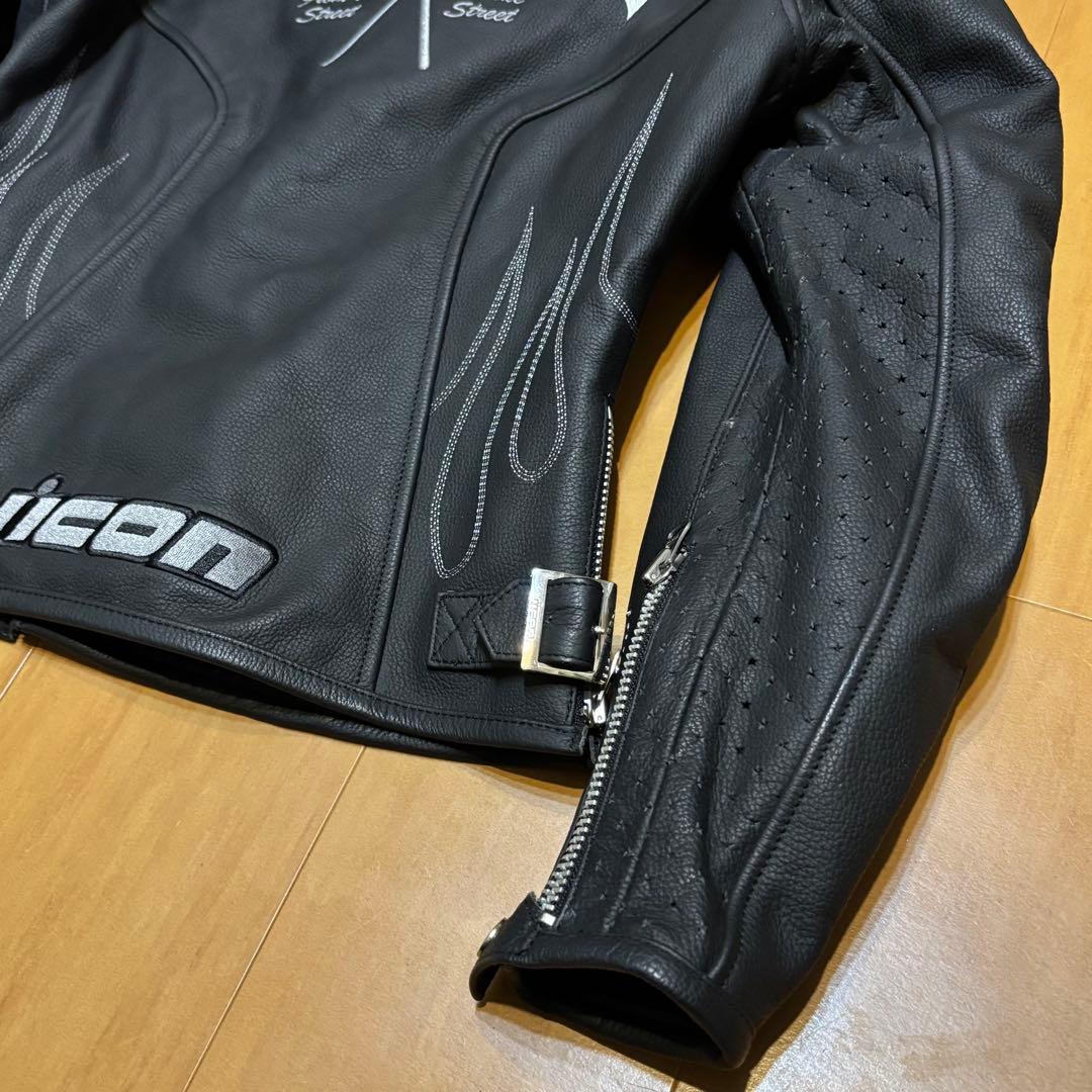 ★希少★Icon Kitty leather Jacket ライダースジャケット