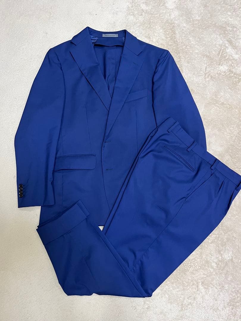 HILTON ヒルトン　ブルー　スーツ　セットアップ