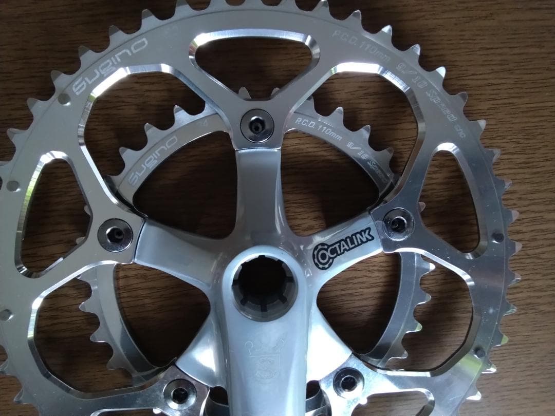 新品 スギノCOSPEAクランクセット167.5mm50-34T DABB付き