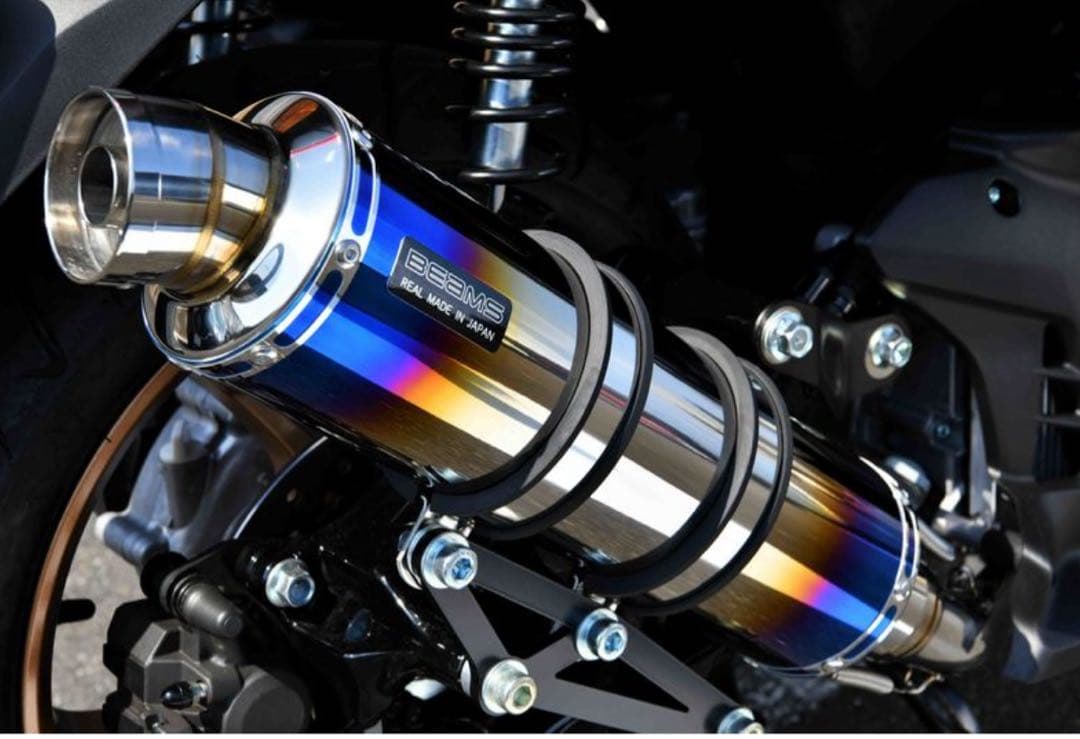 ビームス BEAMS NMAX マフラー ヒートチタンサイレンサー