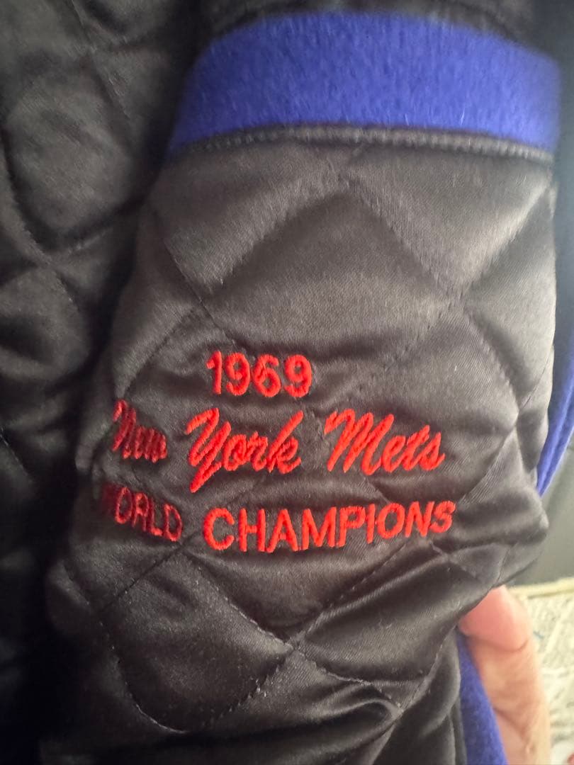 New York Mets Wool Varsity Jacket USA製