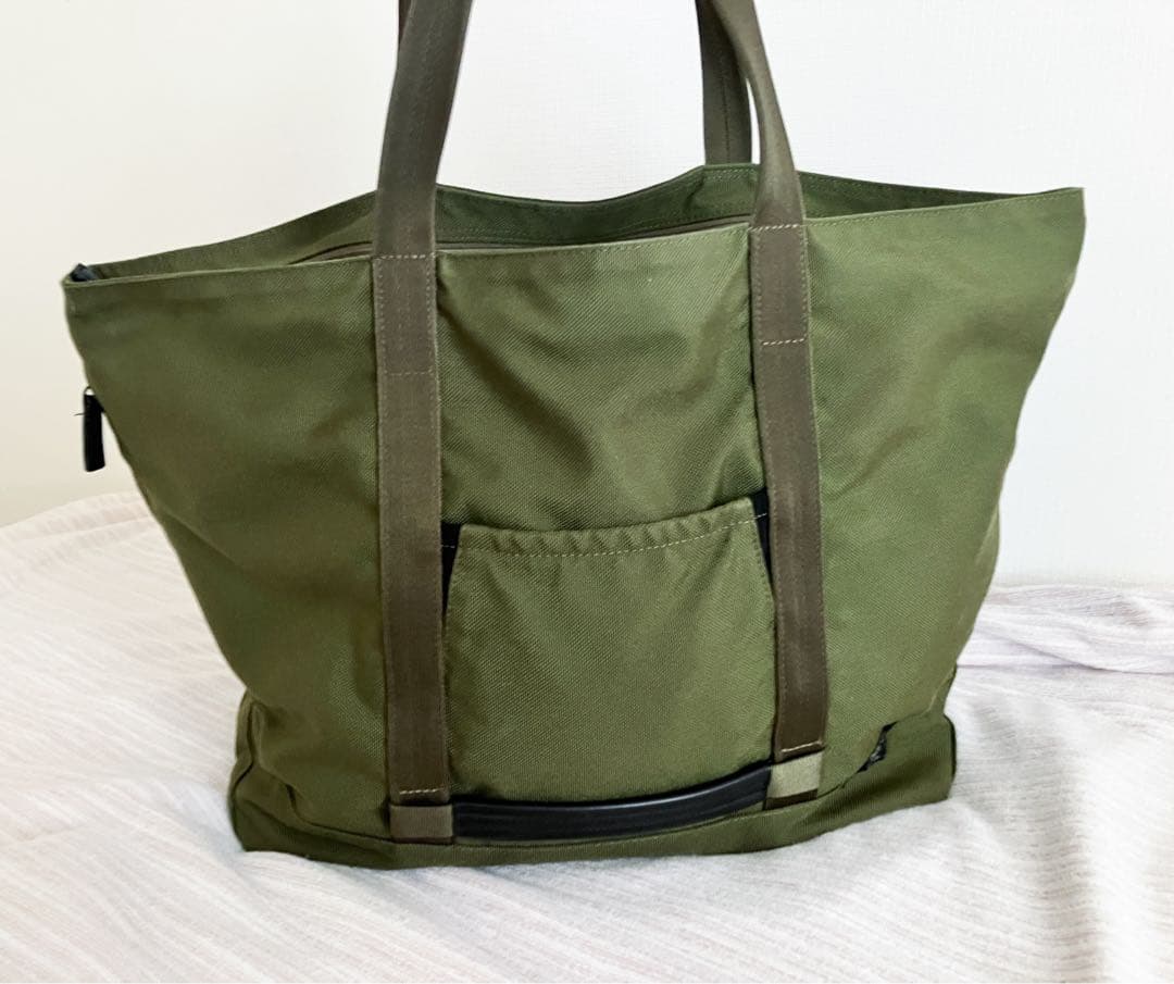 PORTER MONOCLE ポーター モノクル トートバッグ カーキ ポーチ付