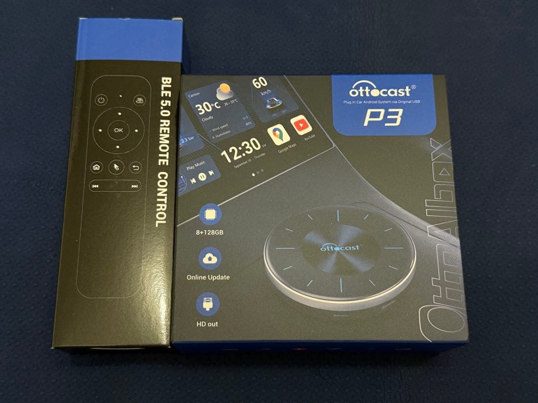 ottocast P3 オットキャスト リモコン&HDMI