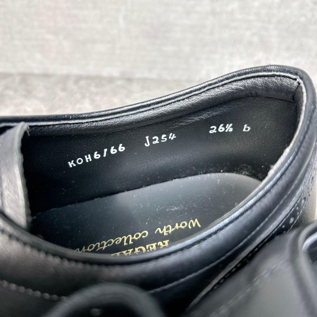 ほぼ新品【REGAL】ドレスシューズ/ウイングチップ/革靴/メダリオン/ビジネス