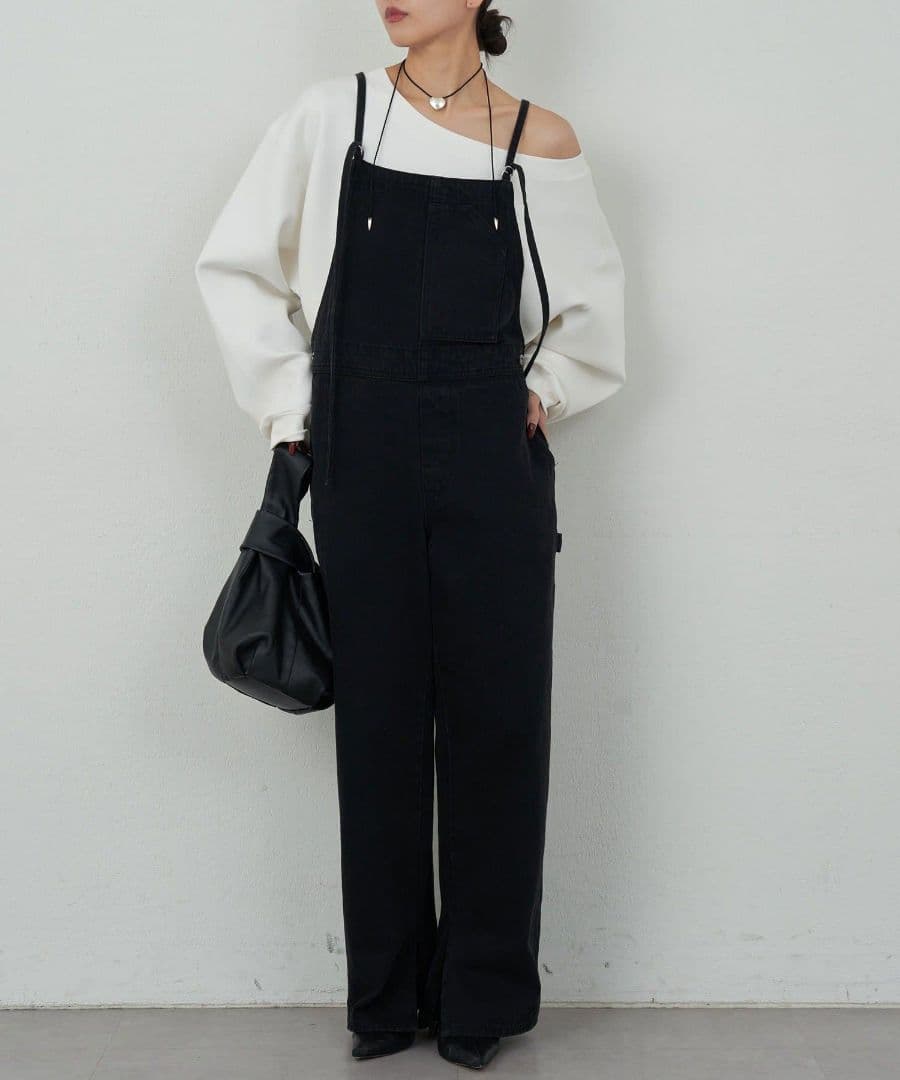 新品 デニムサロペット