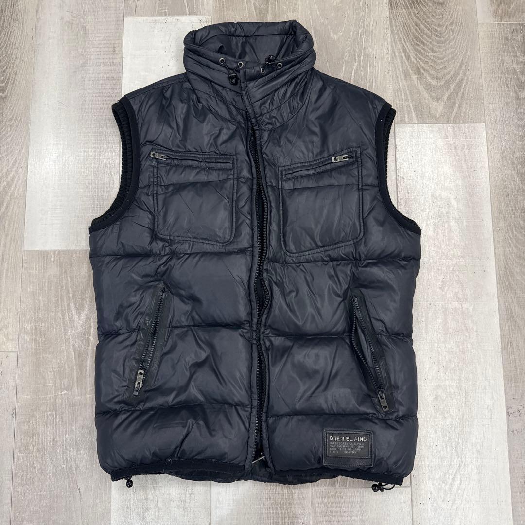 DIESEL ダウンベスト ブラック