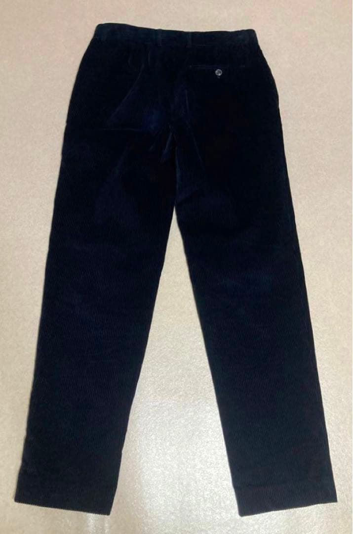 極美品 スティーブンアラン USA製 太畝 コーデュロイパンツ ブラックネイビー