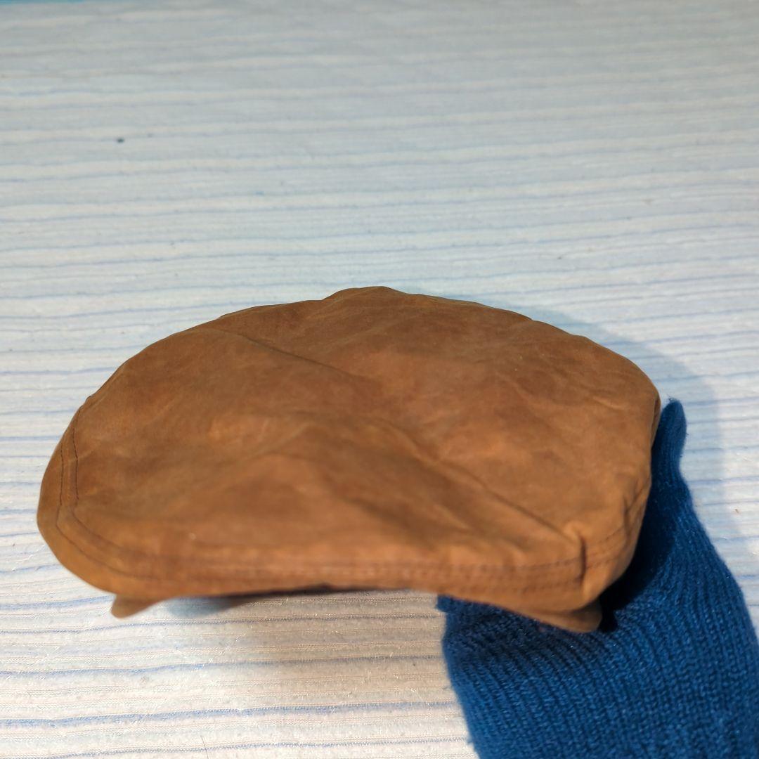 RRL ブラウンキャスケット レザー風 L/XL