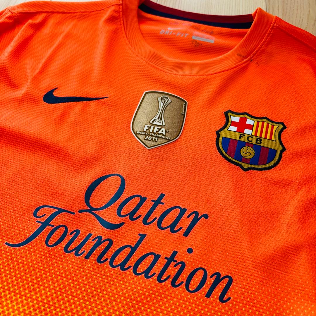 【レア長袖！美品】バルセロナ 12/13 ビジャ Lサイズ