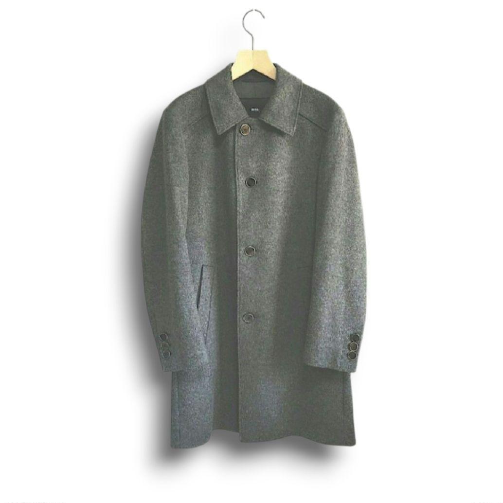 HUGO BOSS ヒューゴボス カシミヤ・ウール混ステンカラーコート