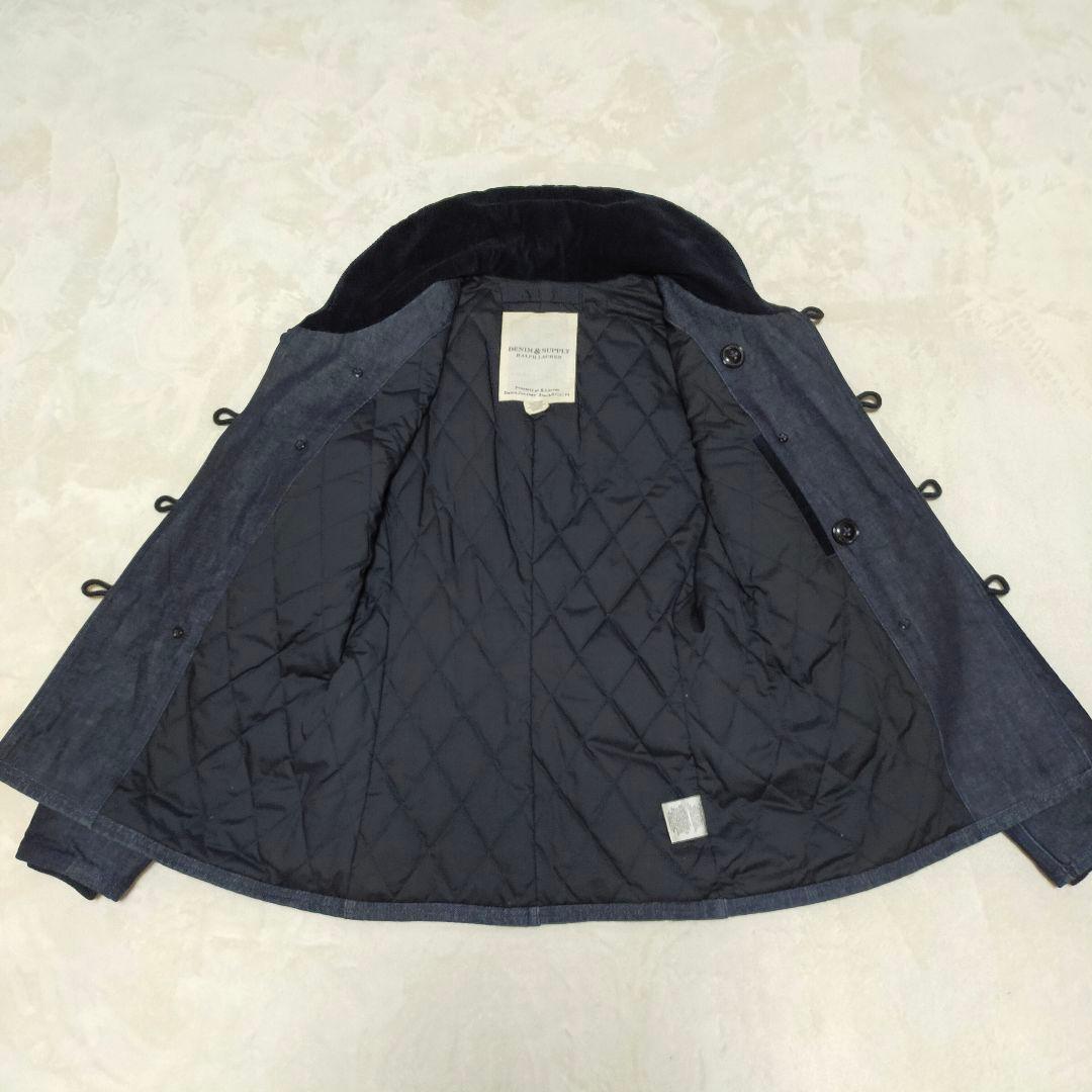 美品　RALPH LAUREN　ショールカラーデニムピーコート
