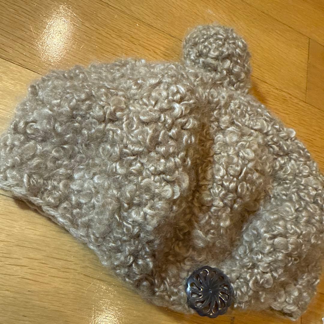 レア新品ミナ・ペルホネン✖️hitomi shinoyamaポンポン付きベレー帽