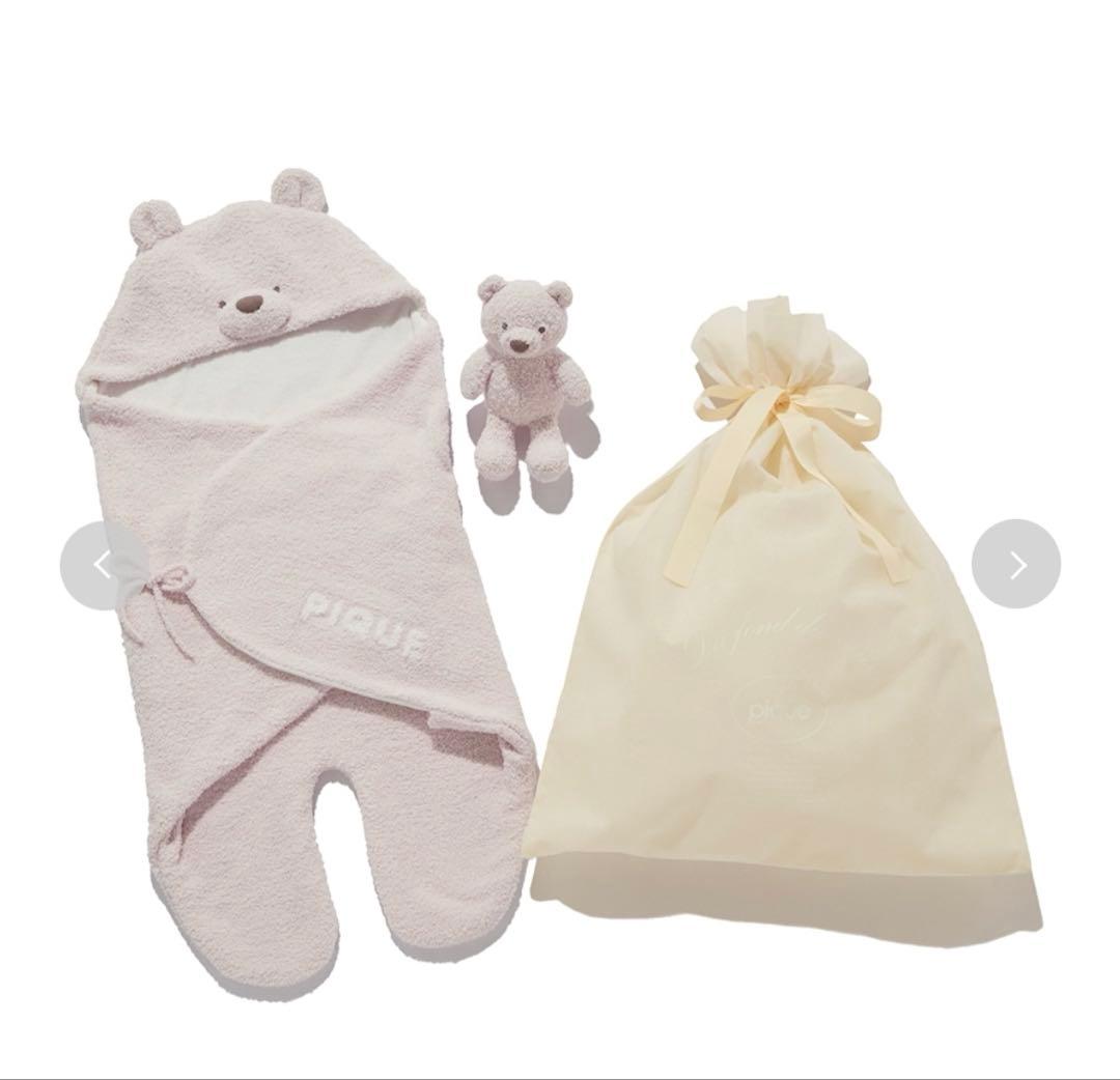 xxです＊gelato pique ベビーおくるみ ピンク