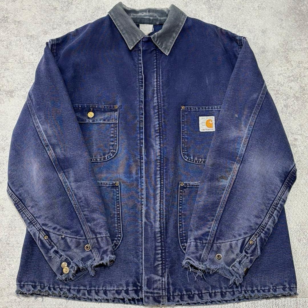 希少❗️100周年 カーハート チョアコート ボロ 雰囲気抜群 ステューシー元ネタ