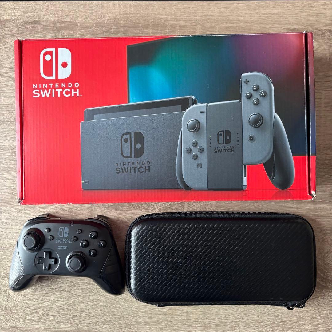 Nintendo Switch 本体 グレー等（256GBマイクロSD付き）