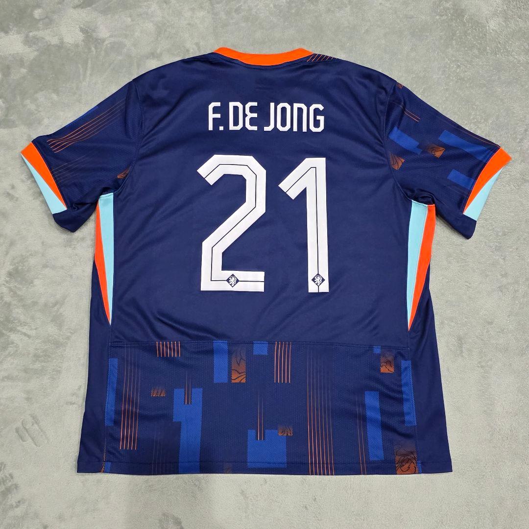 オランダ代表　2024　デヨング　ユニフォーム　XL　NIKE　ナイキ　ブルー