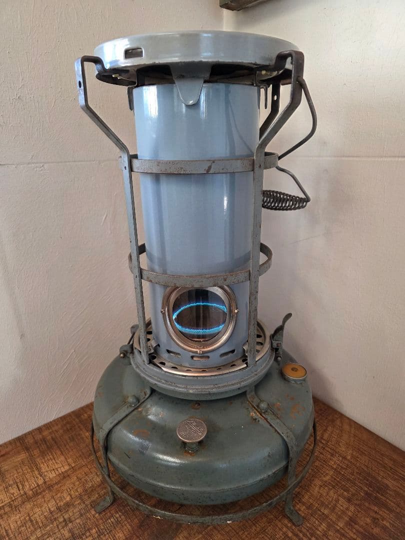 w*a様 激レア美品　 アラジンストーブ　8型 ビンテージストーブ　ブルーグレー