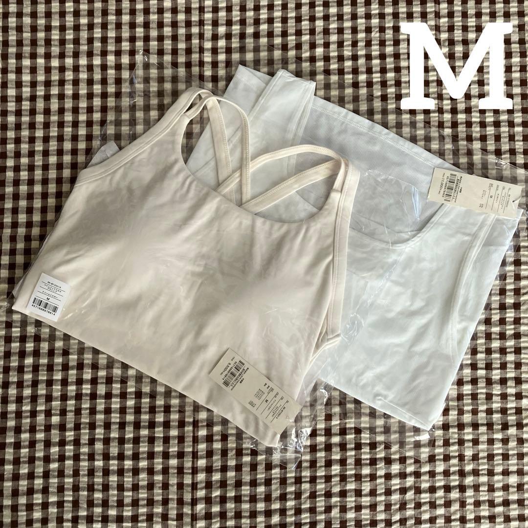 SUKALAツインバッククロスブラトップ& バックツイストメッシュタンクトップ