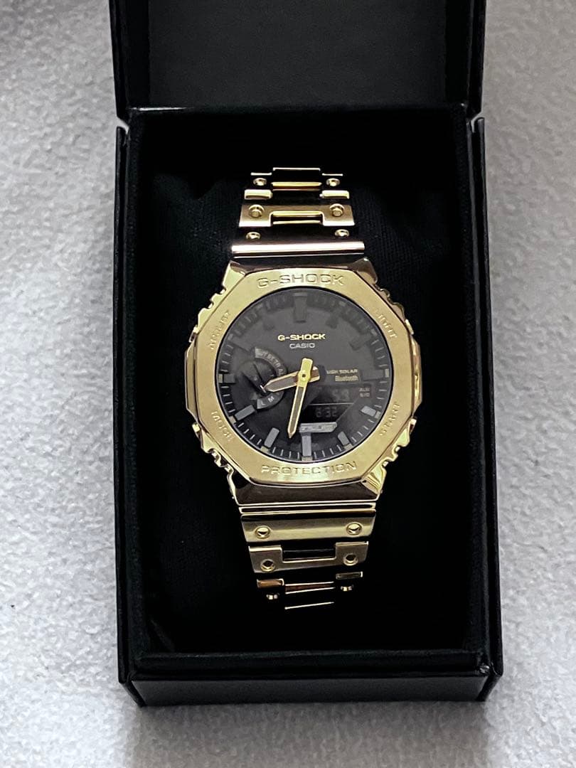 【ミッチー】G-SHOCK ゴールド ブラック 時計（新品、保証期間内】