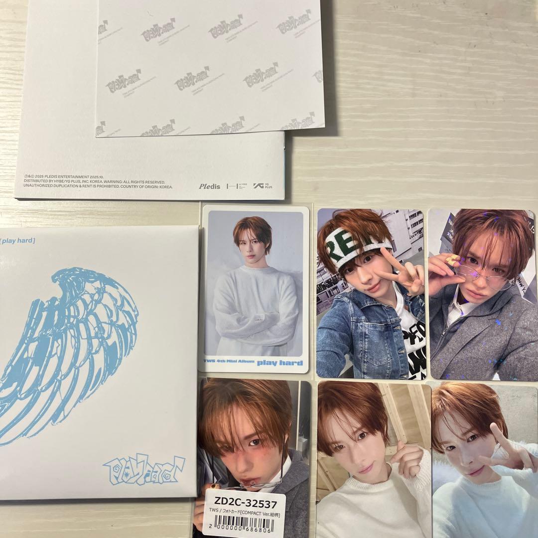 TWS ギョンミン playhard 封入トレカ 店舗特典 タワレコお渡し会