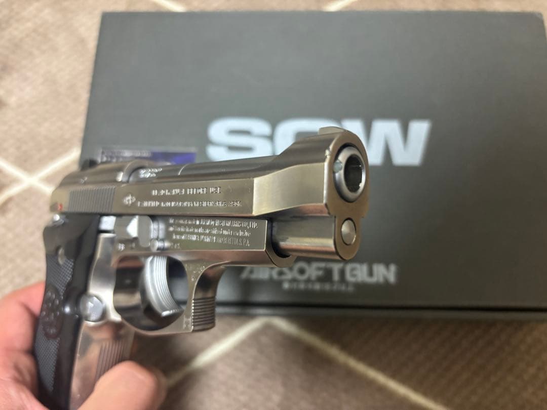 WA ベレッタM84FSチーター シルバーモデル