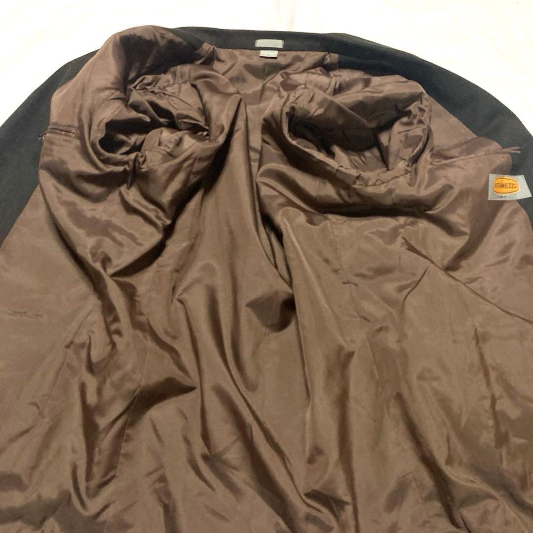 INTERMEZZO ツイードセットアップダークブラウン　ダーバン　ヘリンボーン