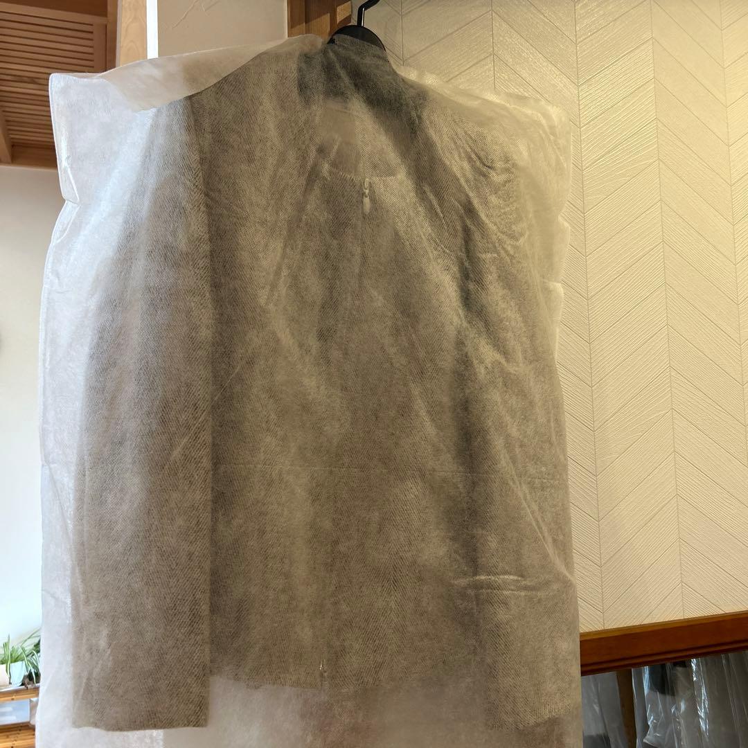 売り切り価格　blancvert ノーカラー ジャケット グレー