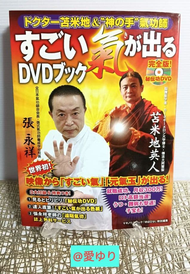 Dr.苫米地＆神の手氣功師『すごい氣が出るDVDブック完全版』苫米地英人⭐張永祥