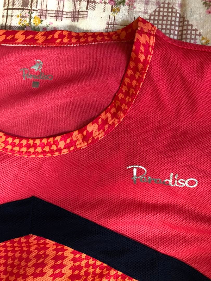 美品　パラディーゾ テニス　スコート シャツ　バイザー　L L