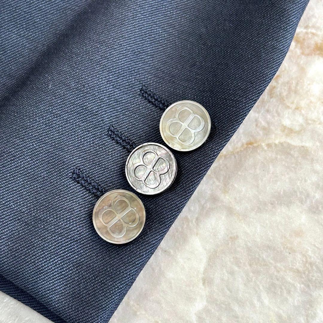 BALENCIAGA バレンシアガ モヘア混 ウール ダブル セットアップスーツ