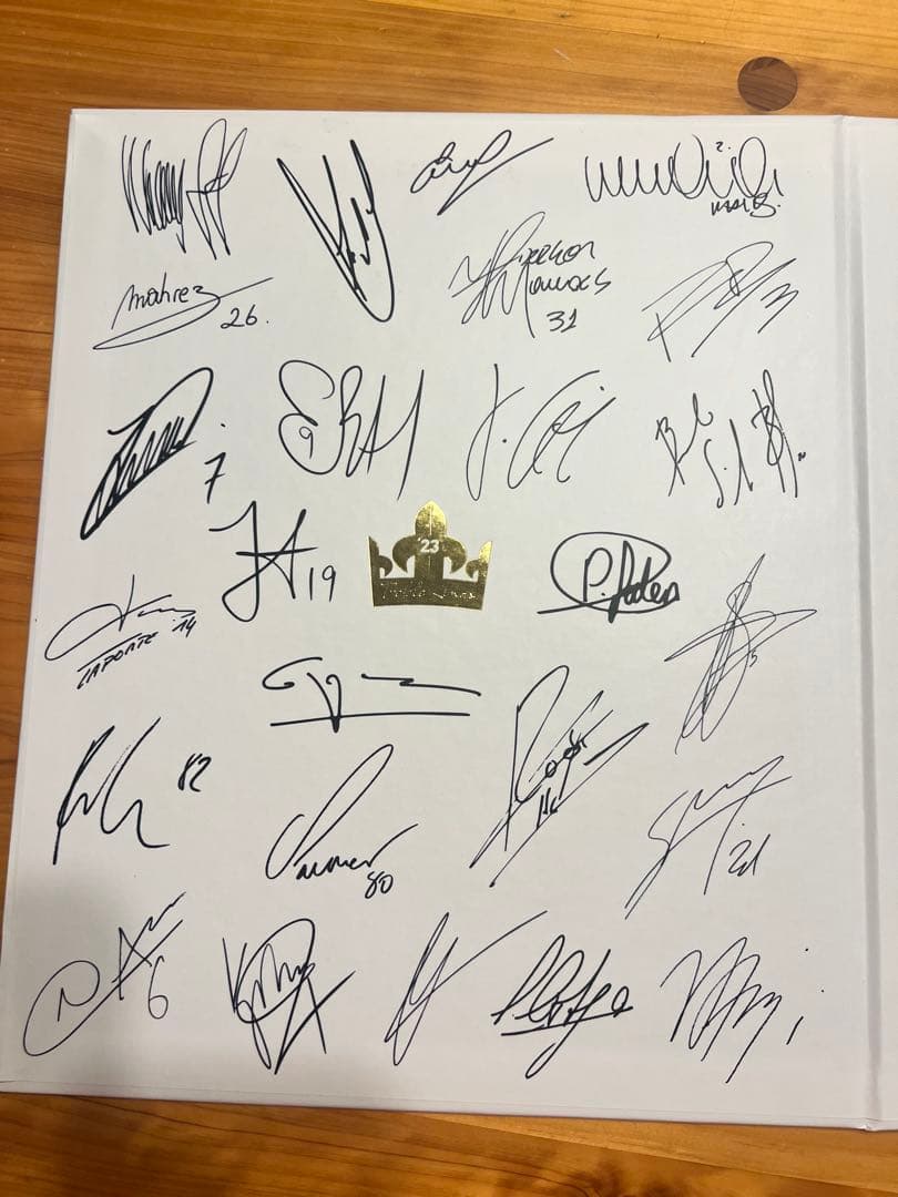 【マンチェスター・シティ2022-2023トレブル記念ユニフォームセット】タグ付