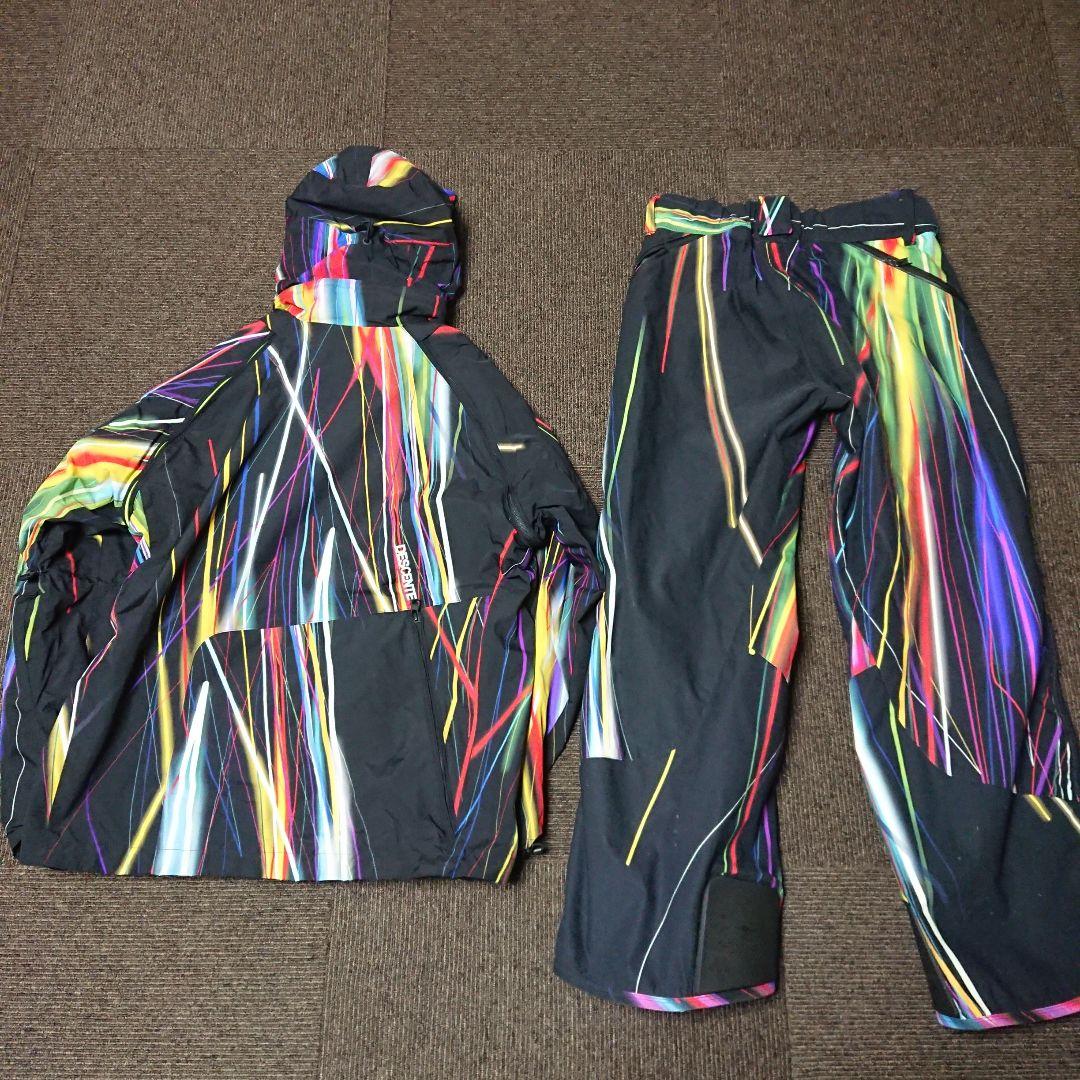 送料無料【DESCENTE】上級スキーウェア上下セットアップ L/L